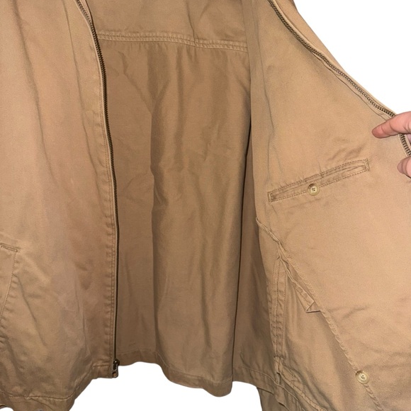 Polo Ralph Lauren Vintage Mens Harrington Classic Jacket Size XXL Tan Cotton - Picture 11 of 16
